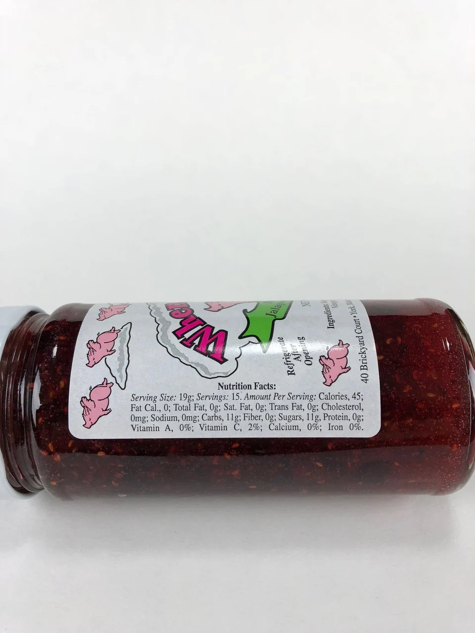 When Pigs Fly Raspberry Jalapeno Pepper Jelly - Image 2